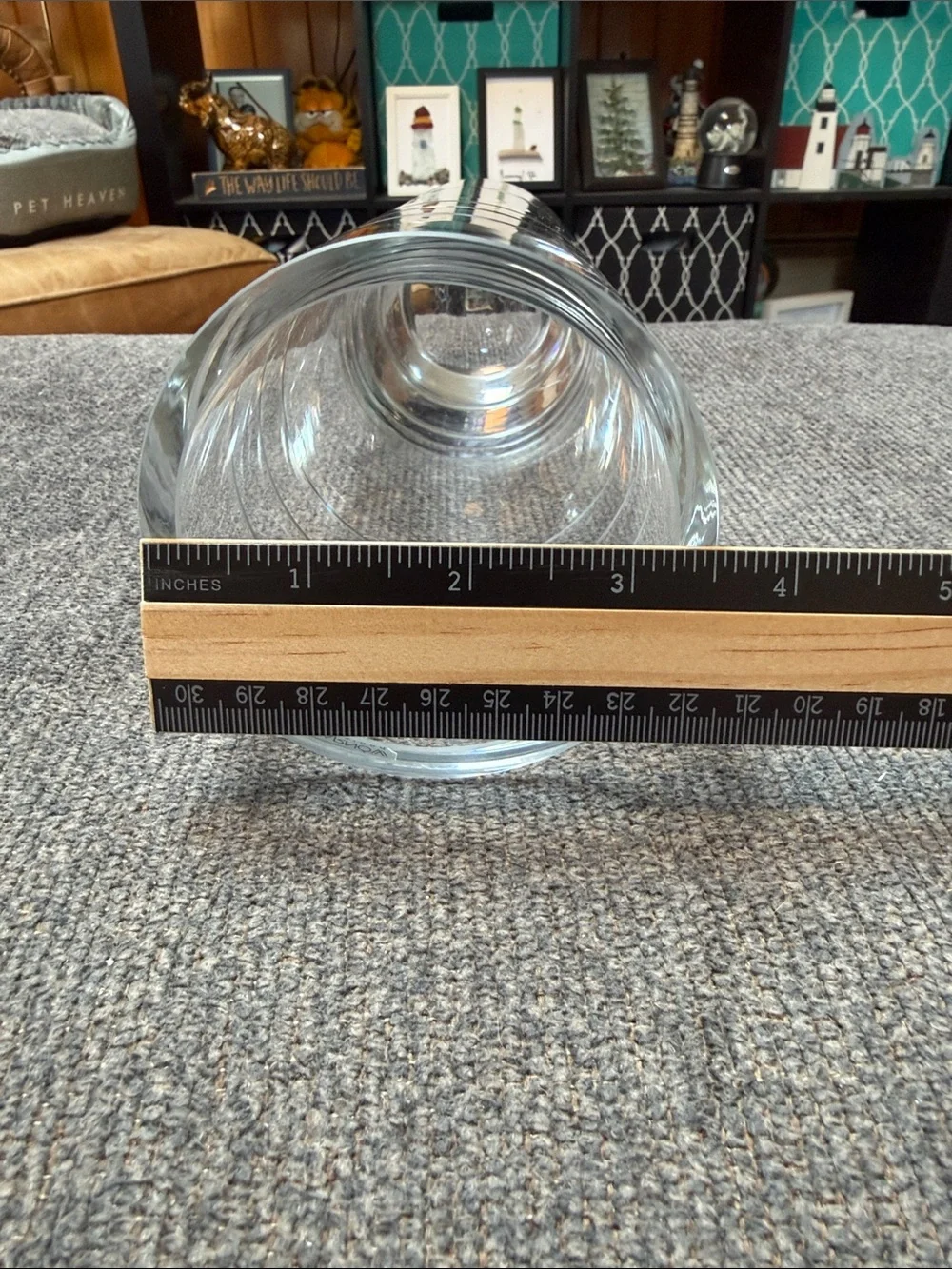 Clear Tall Glass Cylinder Vase